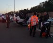 ששה פצועים בינוני וקל בתאונת דרכים על כביש S באשדוד