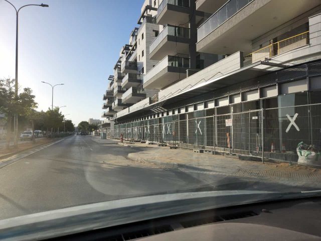 סוף סנף נפתח. הכביש ברח' רשבי לאחר פתיחתו בערב שבת. צילום: מינהלת רובע ז'