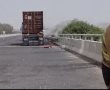 בעקבות דליפת חומר מסוכן ממשאית: כביש 7 נחסם לתנועה באזור גדרה (וידאו)