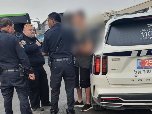 המעצר של הנער החשוד