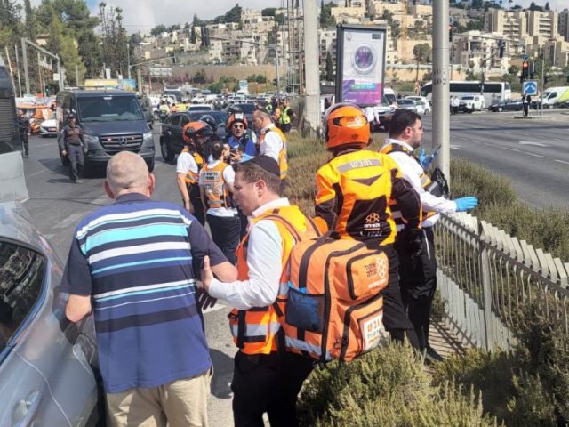 זירת הפיגוע. צילום: איחוד הצלה