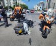 רוכב אופנוע התהפך בשדרות הרצל