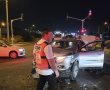 הלילה: שלושה נפגעים בתאונה בצומת הנמל באשדוד