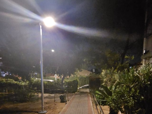 תאורה רובע ב'. עיריית אשדוד