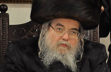 האדמו"ר מבעלזא (צילום: אנשיל בעק)