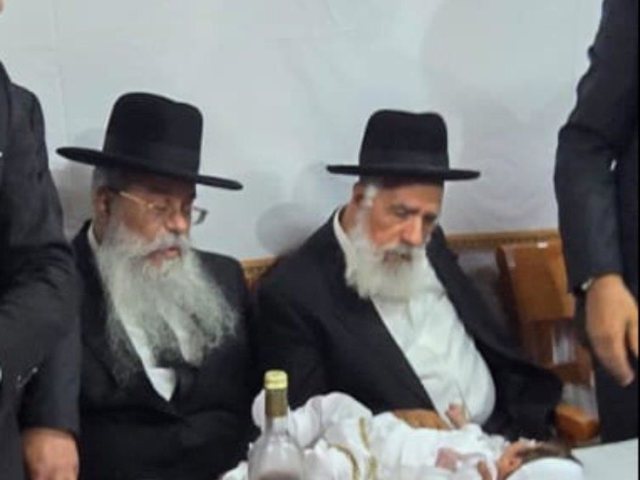 רבי שלמה מחפוד בפדיון הבן. א' מיכאלי