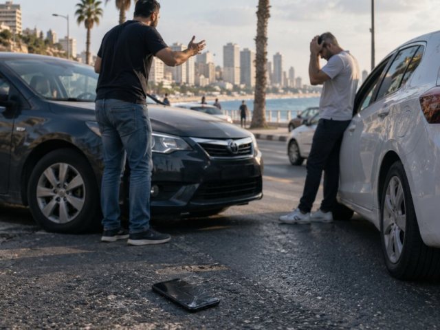 אילוסטרציה אלימות בכביש