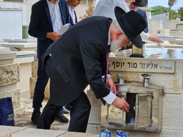 ישיבה על קברו. א' מיכאלי