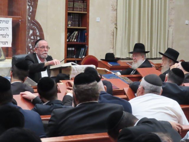 דרשת הרב שרייבר. א' מיכאלי