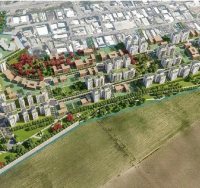 הדמיית תכנית קרית חלוצים - פרחי צפריר אדריכלים