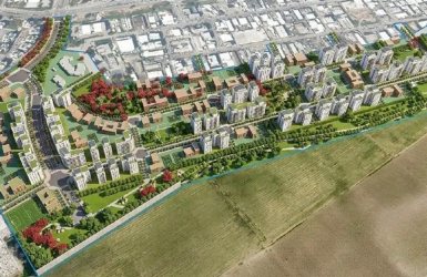 הדמיית תכנית קרית חלוצים - פרחי צפריר אדריכלים