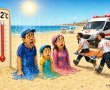 עומס חום כבד צפוי בסוף השבוע: במד"א מרעננים את הנחיות הבטיחות לציבור