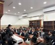ברכת השנים: האדמו"ר מאשדוד פקד את בית מדרשו בירושלים