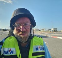 אפרים גריידינגר בשטח האש