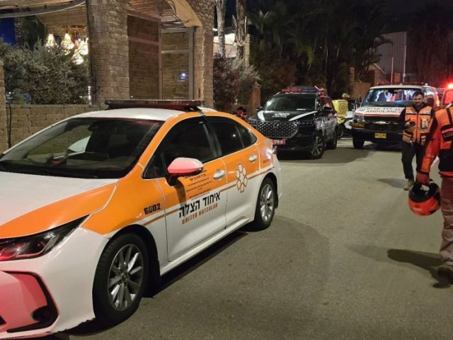זירת התקיפה. צילום: איחוד הצלה