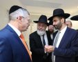 הרב דהן עם השר מלכיאלי. א' מיכאלי