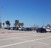 מתחם חנייה בחוף אשדוד. צילום: עופר אשטוקר
