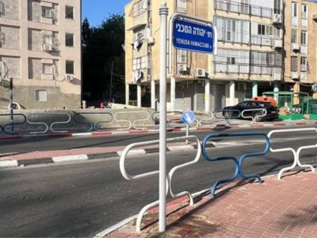 רחוב יהודה המכבי באשדוד (צילום: עיריית אשדוד)