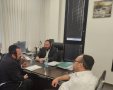 הרב טננהויז עם ממוני התחבורה
