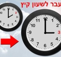 עוברים לשעון קיץ (מאתר משרד הפנים
