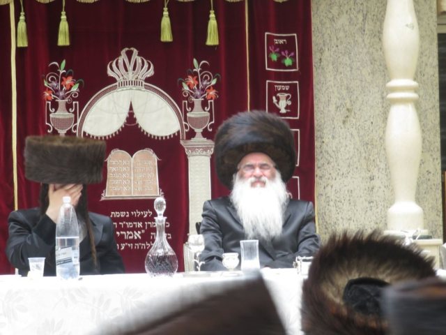 הגר"מ ארנסטר בעיר. צילום: יוסי לוי