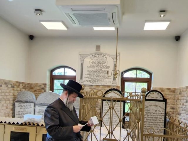 מסע האדמור משאץ לציון זקנו זיע