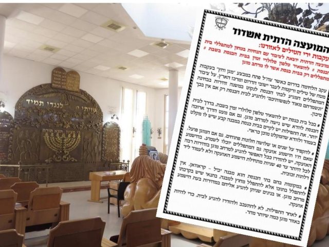 המועצה הדתית, הנחיות לקראת שבת