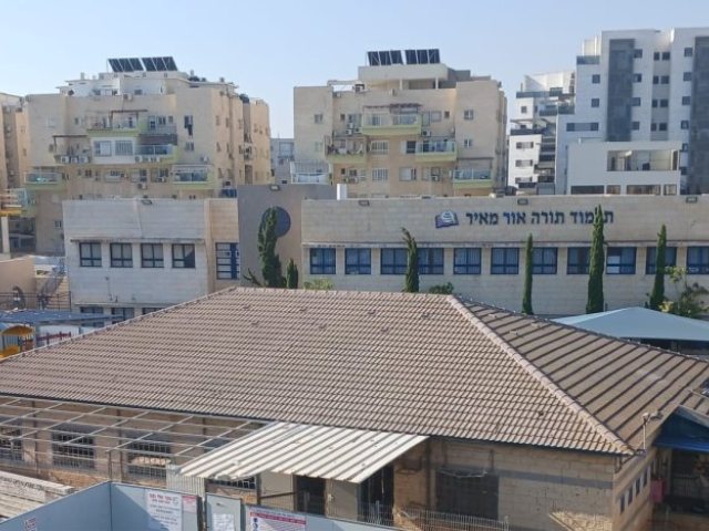 מבנה אור מאיר לפני ההריסה. צילום: א' מיכאלי