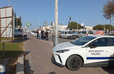 זירת התאונה (מד"א הצלה דרום)