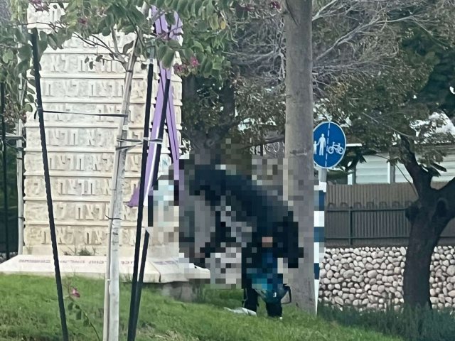 המשחית בפעולה. משטרת אשדוד