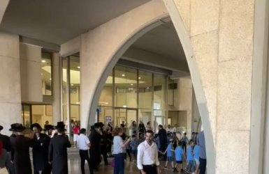 ההפגנה. מתוך סרטון שרץ ברשתות החברתיות