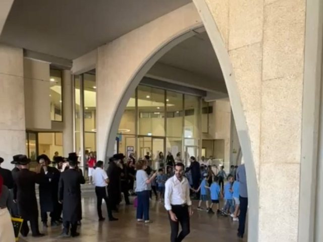 ההפגנה. מתוך סרטון שרץ ברשתות החברתיות