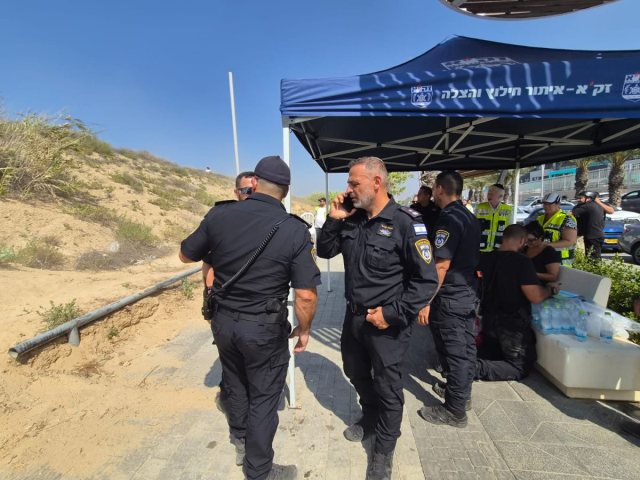 החיפושים. צילום: דוברות המשטרה