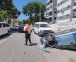 ברובע ח': פצועה באורח בינוני בהתהפכות רכב (וידאו)