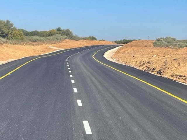 הכביש שנסלל - צילום פייסבוק חנוך דרך ארליך