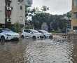 עיריית אשדוד חסמה צירי תנועה באופן יזום בשל סופת גשמים עזה בעיר