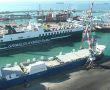 אנייה היברידית עגנה לראשונה בנמל אשדוד