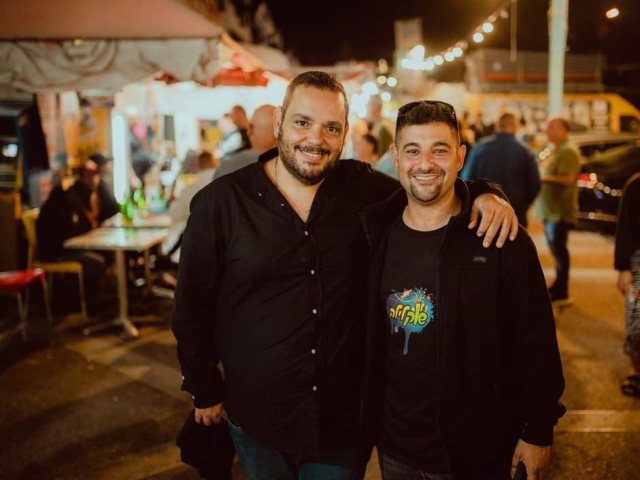 קקון (מימין) ואברג'ל. צילום: יובל אליאס
