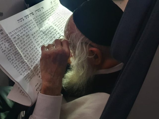 הגרא אלטמן במטוס. אהרן מיכאלי