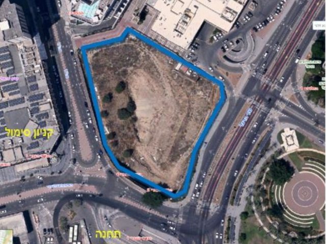 השטח בו מתכוננת לקום התכנית - מתוך מסמכי הועדה המקומית