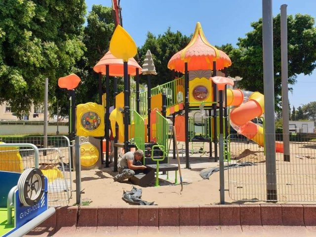 השקעת ענק בפארקים. מינהלת רובע ג'