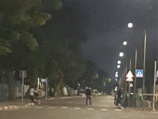 המרדף כפי שצולם מרכב המתנדב. דוברות משמר הרובע
