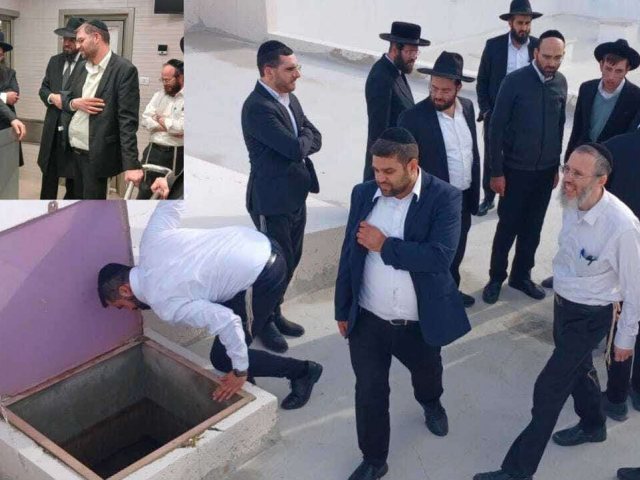 סיור הרבנים במקוואות. מ' מיכאלי