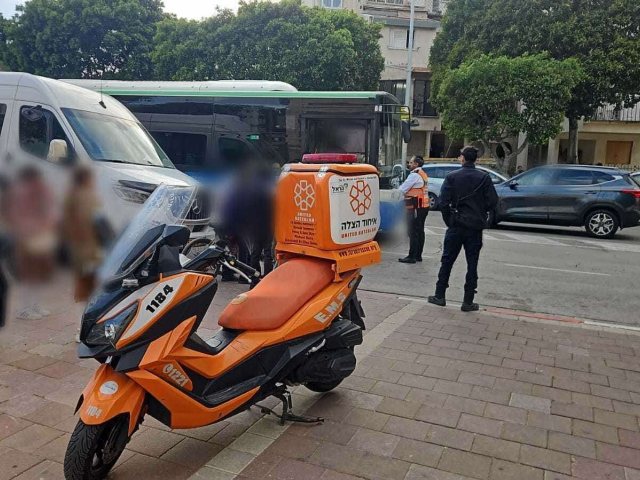 זירת התאונה. דוברות איחוד הצלה דרום
