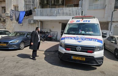 הרב שטרנפלד בזירה. צילום: באדיבות המצלם