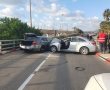 שני נפגעים בתאונת דרכים על גשר לסקוב; עומסים במקום