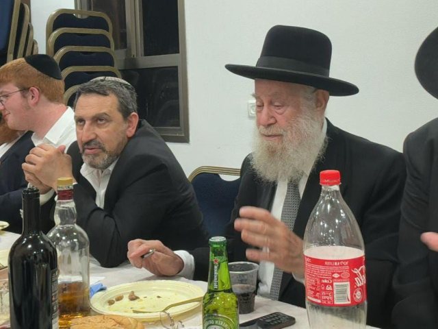 סיום מסכת עם הרב שיינין. א' מיכאלי