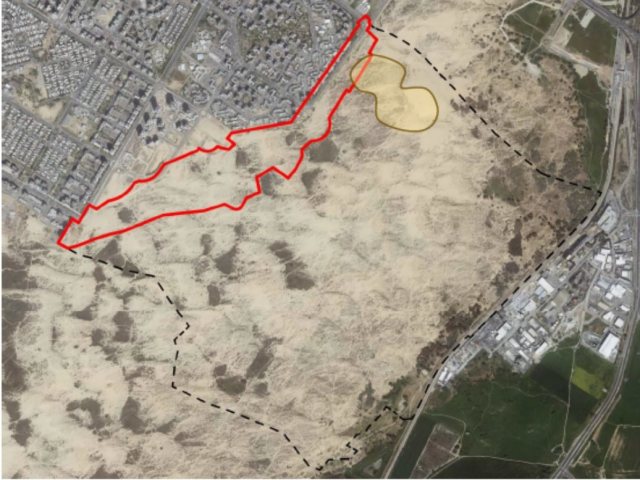 שטח התכנית לרובע י"ד - ממסמכי הוועדה המחוזית
