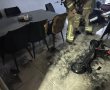 שריפה פרצה בבניין מגורים באשדוד; אדם נפגע מכוויות 