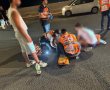 רוכבת אופנוע נפצעה באורח בינוני בתאונה בפארק נמלי ישראל